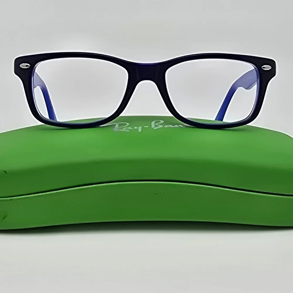 Ray-Ban Jr. RB1531 3839 Vista Polished Blue Eyeglasses Frame w/ Case 46-16-125